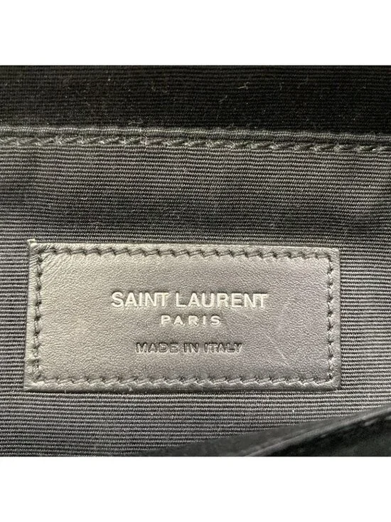 Saint Laurent Paris Waist Pouch Black Leather - Picture 8 of 15